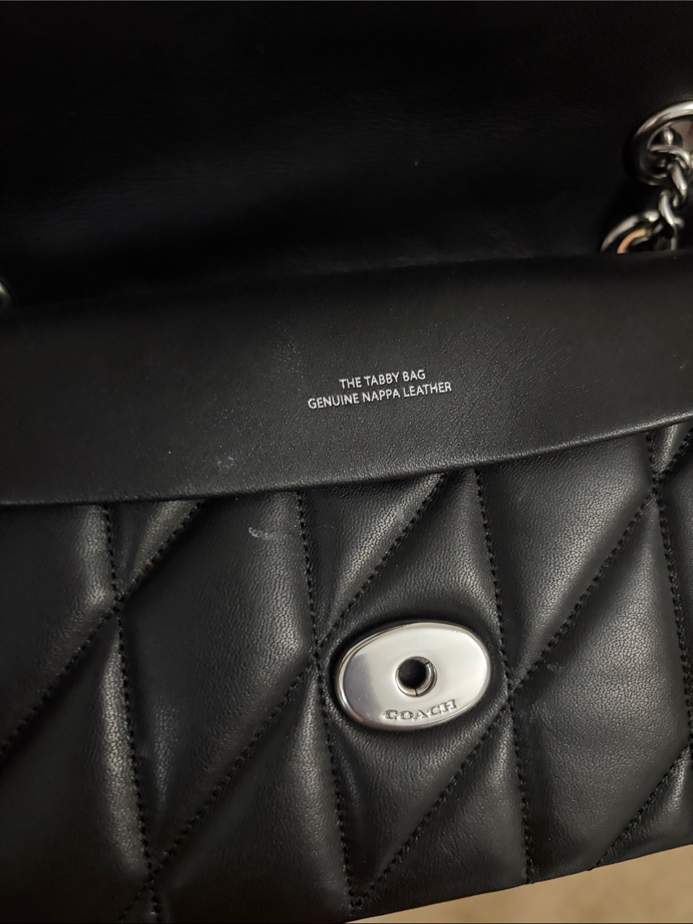 Coach shoulder bag tabby 26 quilted silver hardware - Picture 9 of 9